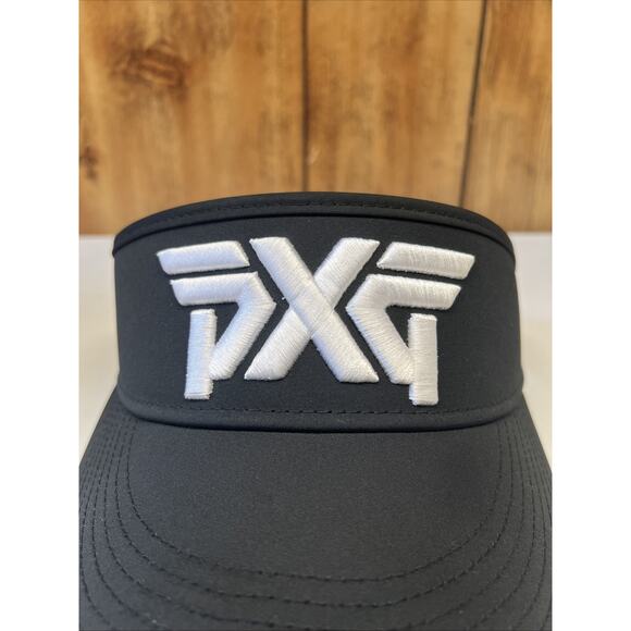 PXG Golf Visor Unisex Black Adjustable Adjustable Strap Back - Picture 2 of 6